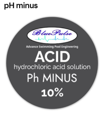 LIQUID pH- (HYDROCHLORIC ACID) 10% 25L DRUM