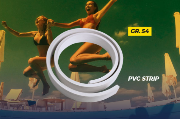 PVC Plasticised Strip GR.54 – 35 × 10 mm for Liner Profile Systems